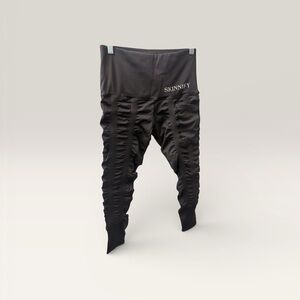 SKINNIFY Black Ruched Leggings